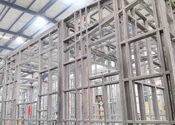 ICC EN-1090 Prefabricated House Modern Luxury Villa Kits With Light Gauge Steel