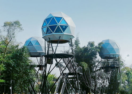 Modular Dome  House Prefab Garden Studio Homes In Light Gauge Steel Frame For Resort