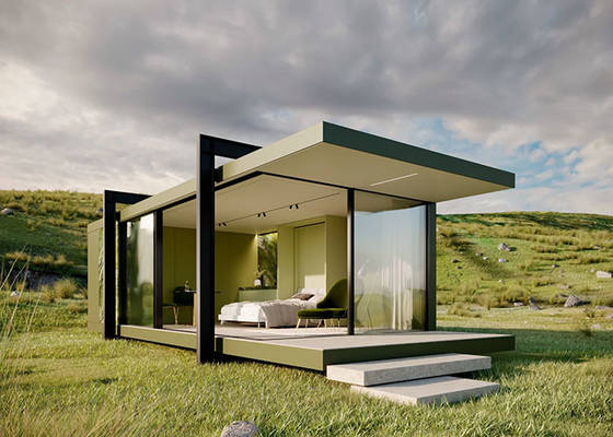 Prefab Modular Home Light Steel Frame Overwater Bungalow Light Steel Frame House