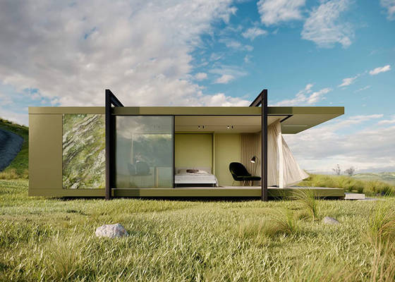 Prefab Modular Home Light Steel Frame Overwater Bungalow Light Steel Frame House