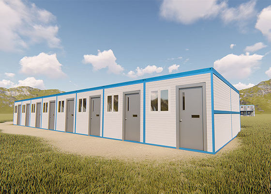 Modular Home Prefab Folding Container Houses 20FT 40FT For Affordable Emergency Shed