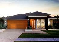 Energy Saving Modern Prefabricated Bungalow Homes / Light Steel Structure Housing