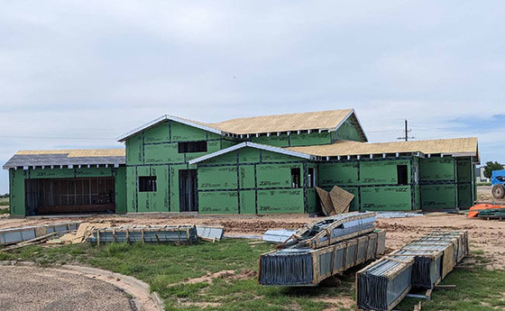 Economic Prefab Villa Prefabricated Light Steel Frame 2 Storey