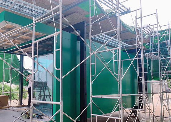 Luxury cabin Modular Log Cabin Homes Built with Light Steel Frame, Complete Prefabricated house Kits