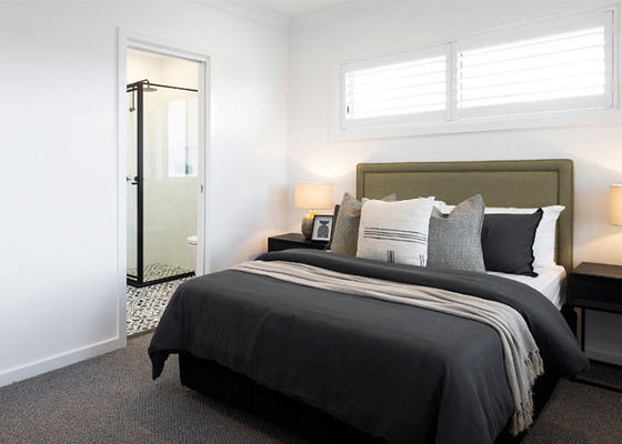 Affordable Prefab House With AS4600 Light Gauge Steel Framed 2story Modular Homes For Sale