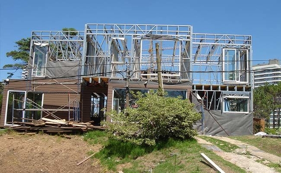 Cost Efficient Prefab Luxury Villa House 4 bedroom Kit Light Gauge Steel Frame