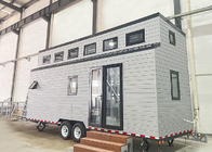Modular Prefabricated Light Steel Structure Tiny House On Wheels With Trailer