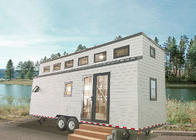 Modular Prefabricated Light Steel Structure Tiny House On Wheels With Trailer