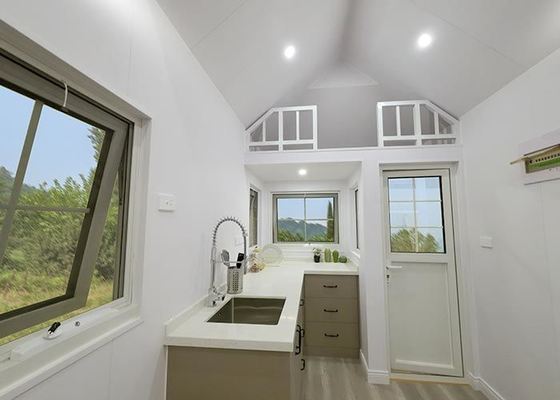 Prefabricated Modular Tiny House Expandable Cabin With Interior Decoration For Airbnb Motorhome