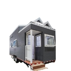 Light Steel Frame Tiny Home On Wheels With Trailer For Airbnb