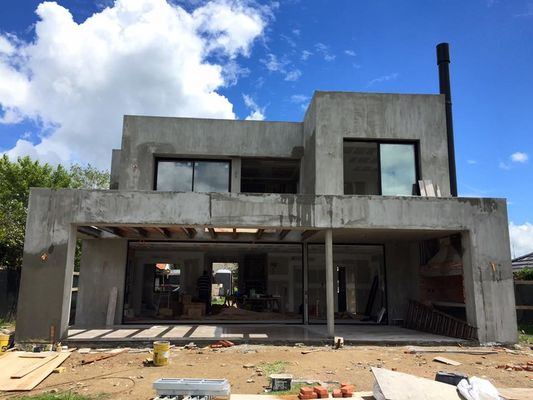Light Steel Structure Villa Of Contracted Style / Prefab Steel Prefab Villa Luxury Modular Home