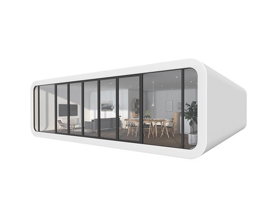 Prefabricated Garden Stuido Houselight Log Cabins With Light Steel Frame Cabin Hotel Units