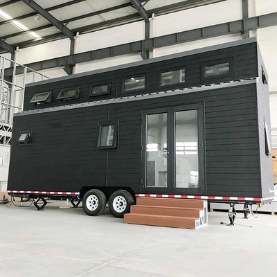 Factory Direct Light Gauge Steel Prefabricated Tiny House On Wheels With WPC Board Wall