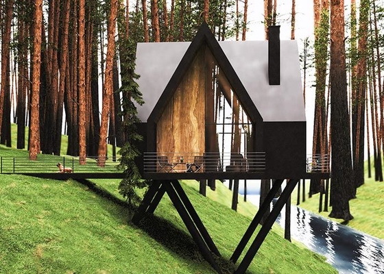 Luxurious Modular Homes: Prefab Garden Studios  Expansive Decks For Airbnb