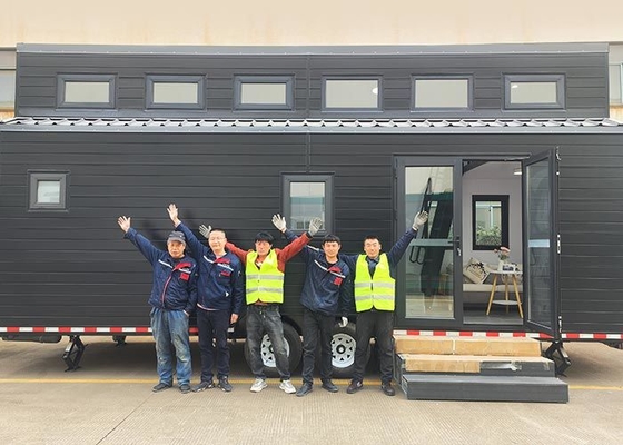 AS/NZS/US Standard Light Steel Prefab Tiny House On Wheels Modular Home Kit