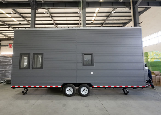 Modular Prefabricated House With Light Steel Frame Tiny House On Wheels For Rent