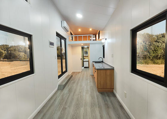 ICC-ES Modular Home Prefabricated Tiny House On Wheels WIth Light Gauge Steel Frame