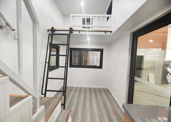 Prefabricated Modular Home Tiny Home On Wheels With Light Steel Frame