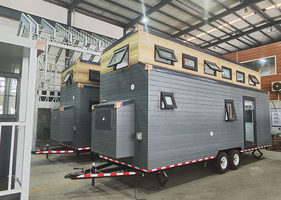Modern Light Gauge Steel Prefabricated Tiny Cabin Tiny House On Wheels Casas Diminutas