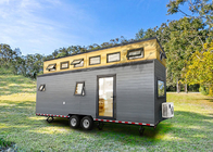 Prefabricated Modular Home Tiny Home On The Wheels With Light Steel Frame