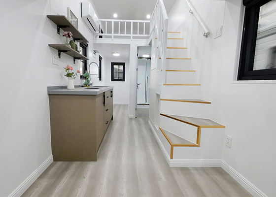 USA Standard Prefabricated Modular Home Kit Tiny House On Wheels With Three Bedrooms