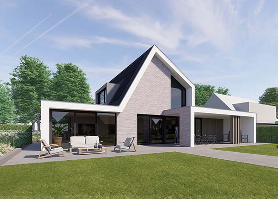 High-Quality Prefabricated 2-Storey Villa Quick Assembly Modular Homes With Light Steel Frame As/Nzs