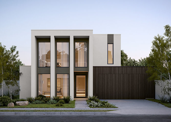 AS / NZS / USA STANDARD Light Steel Structure Prefabricated Luxury Single Family Homes