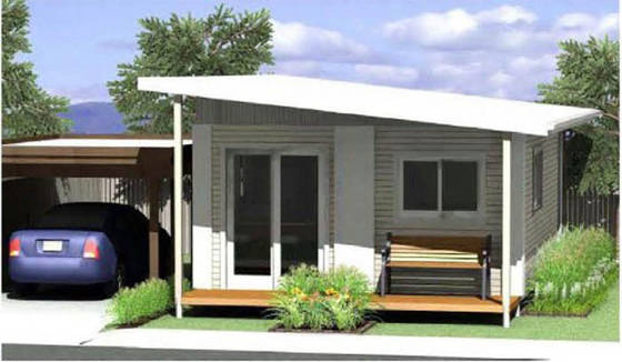 Fast Installation Prefab Light Steel Frame Structure Australia Standard Granny Flats