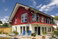 New Style 100 / 50mm ALC Panel Prefab Steel Villa / Prefab Metal Buildings For Family House
