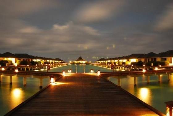 Prefab Homes In Light Gauge Steel Framing System With Fiber Cement Board Cladding Overwater Bungalow In Maldives