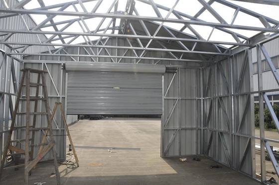 New Light Steel Frame Metal Structure Metal Car Sheds/Garden Shed Custom House With New Design