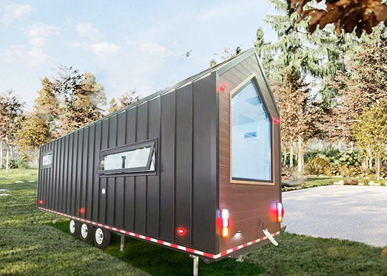 10mm MDF Flooring Dry Area Flooring Luxury Prefab Tiny House On Wheels