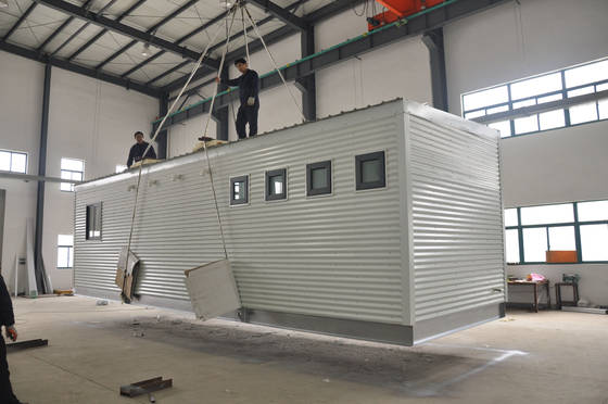 Prefab Container House Public Model House Toilet PU Sandwich Panel  Convinient Build Toilet