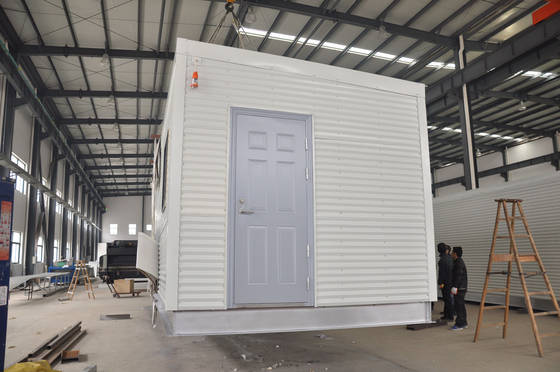 Prefab Container House Public Model House Toilet PU Sandwich Panel  Convinient Build Toilet