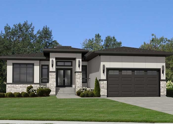 AS/US Light Gauge Steel Frameing Prefabricated Homes Luxury Modern Prefab Villa Single Family Homes