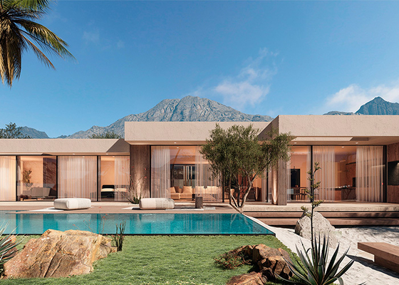 Prefabricated Wooden Bungalow Villa | Luxury Single-Family Home By Quacent | Modern Prefab House