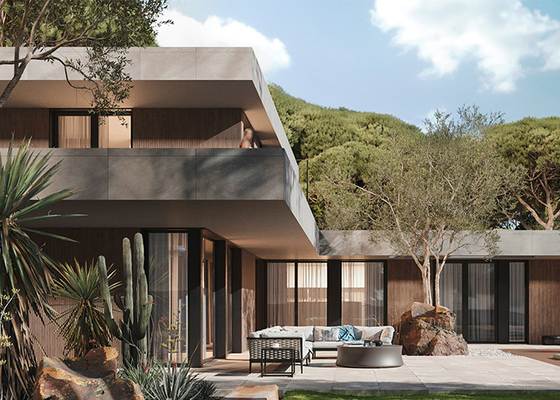 Luxury Prefabricated House Villa Single-Family Home Modular Home Steel House Ktis