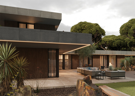 Luxury Prefabricated House Villa Single-Family Home Modular Home Steel House Ktis