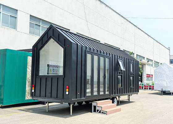 Luxury Movable Portable Tiny House On Wheels Modular Prefabricated Trailer House