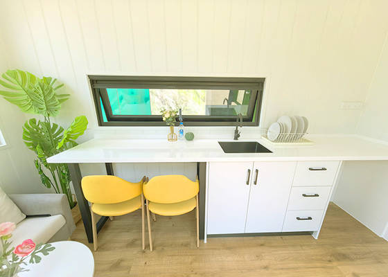 Luxury Movable Portable Tiny House On Wheels Modular Prefabricated Trailer House