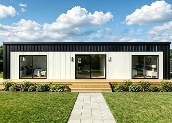 NZS Light Steel Frame Prefabricated House With Shower For Granny Flat And Worker Camp Housing