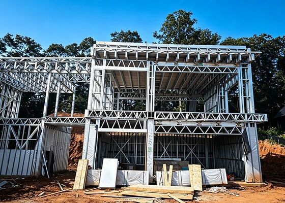 2 Storey Luxury Single Family Home Prefabricated Modern Luxury Residence Duplex LGS Home Kit Homes