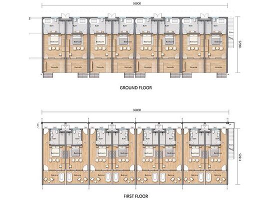 South America Hotel Use Light Gauge Steel Frame Home Prefab Modular House Villa In Fiji