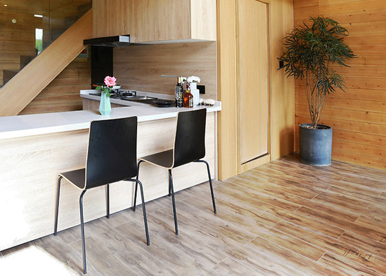 Custom Design, ISO9001 Certified Prefab Wooden Bungalow, Luxury Cabin Home
