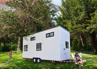 Modern Mobile House Prefab Light Gauge Steel Tiny House On Wheels With Trailer Custom House With New Design