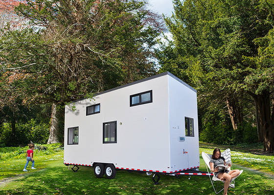 Prefabricated Tiny House With Alu.Casement Door Air Conditioning Optional