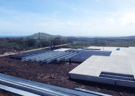 Security Steel Prefabricated Homes / Stone Coated Steel Roofing Tile