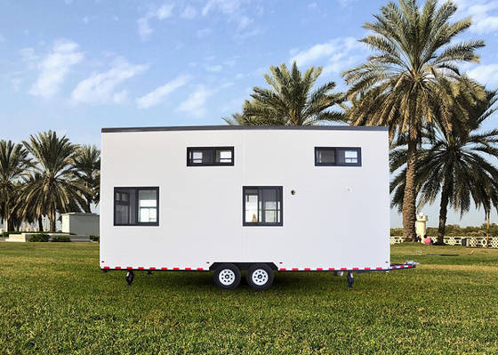 Modern Mobile House Prefab Light Gauge Steel Tiny House On Wheels With Trailer Custom House With New Design