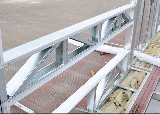 Light Steel Frame Environmentally Friendly Prefab Mobile Homes Quick Assemble Granny Flat