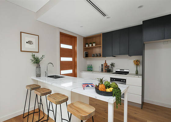 ICC EN-1090  Light Steel Prefabricated 2-Storey Luxury Villa Houses With Washbasin , Shower